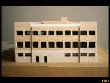 Biblioteca de Viipuri - tercer proyecto, fachada lateral norte