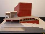 Centro cívico de Marl, detalle planta del consejo y sala de actos
