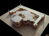 Aerial view of the model