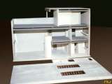 Casa Citrohan - primer proyecto, longitudinal section