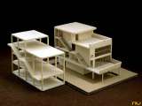 Casa Citrohan -segundo proyecto, detail de la structure con longitudinal section