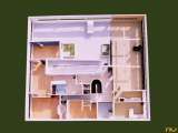 Villa Savoye -proyecto definitivo, planta primer nivel