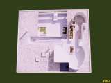 Villa Savoye -proyecto definitivo, planta segundo nivel