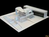 Dispensario de Finsbury. Maqueta desmontada