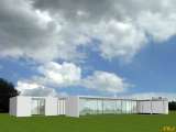 Casa Nolde, southwest view, modelo 3D