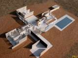 Kaufmann house. Aerial view