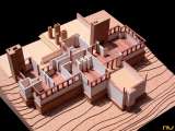 Taliesin East I, vista del interior desde el sur