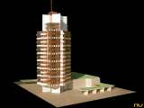 Price Tower, fachada sur
