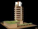 Price Tower, fachada norte